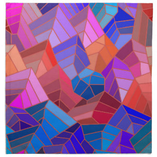 Fantasy Mountains View from the Sky Cloth Napkin