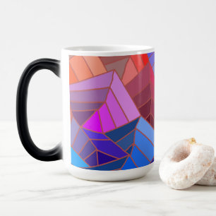 Fantasy Mountains View from the Sky Color Morph Mug