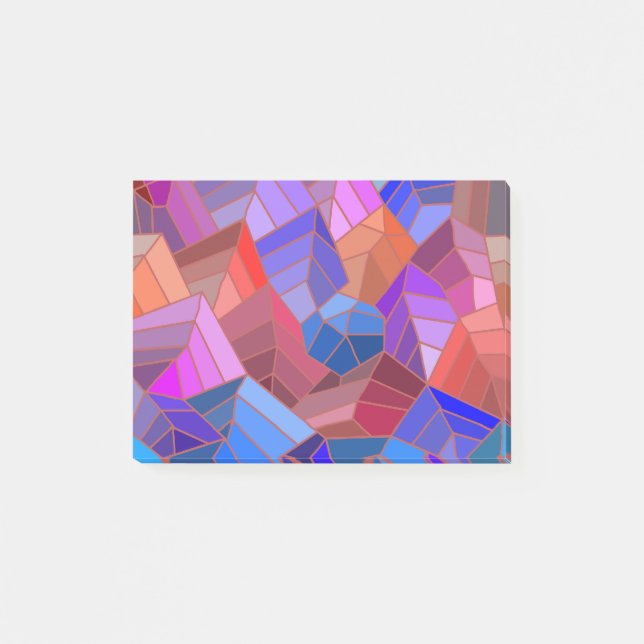 Fantasy Mountains View from the Sky Post-it Notes (Front)