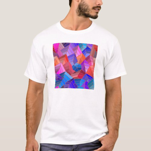 Fantasy Mountains View from the Sky T_Shirt