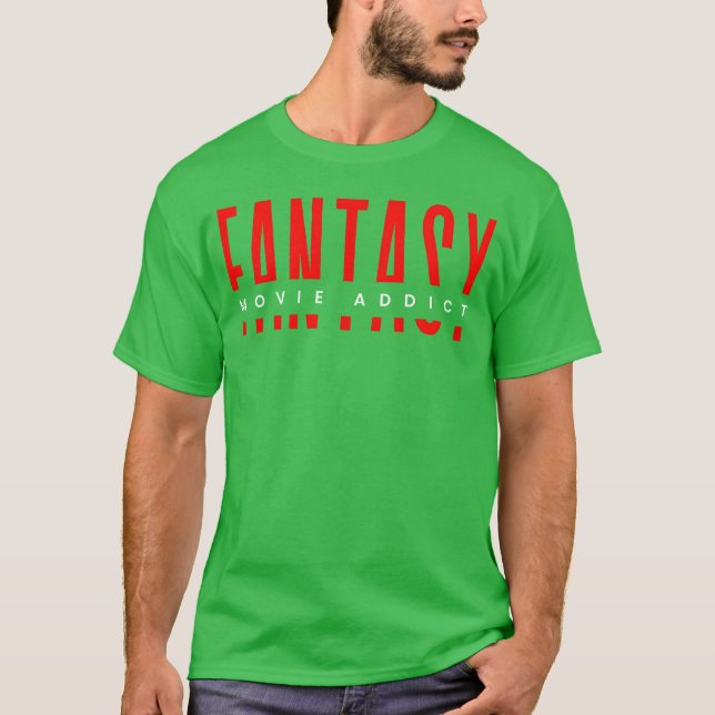 Fantasy movie addict minimalistic design friends T-Shirt (Front)