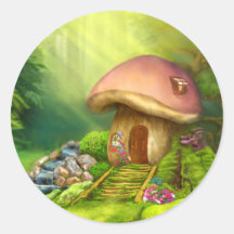 Fantasy mushroom house