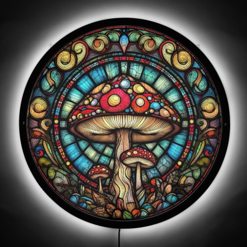 Fantasy Mushroom LED Sign