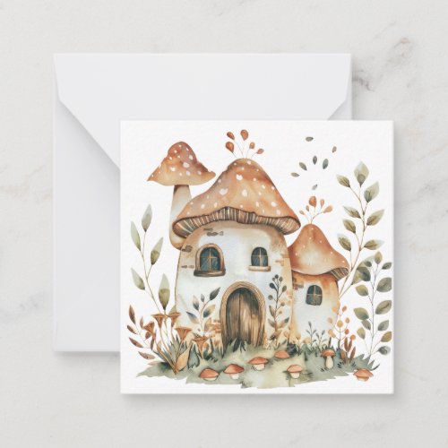 Fantasy Mushroom Note Card