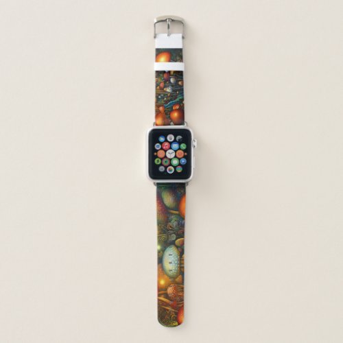 Fantasy Mushrooms Apple Watch Band