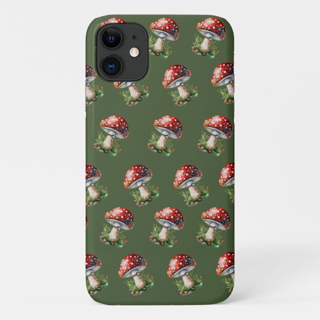 Fantasy Mushrooms Case-Mate iPhone Case (Back)