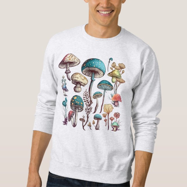 Fantasy Mushrooms Sweatshirt (Front)