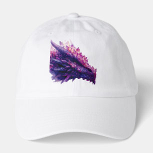Fantasy Mystical Amethyst Crystal Dragon Beast Hat