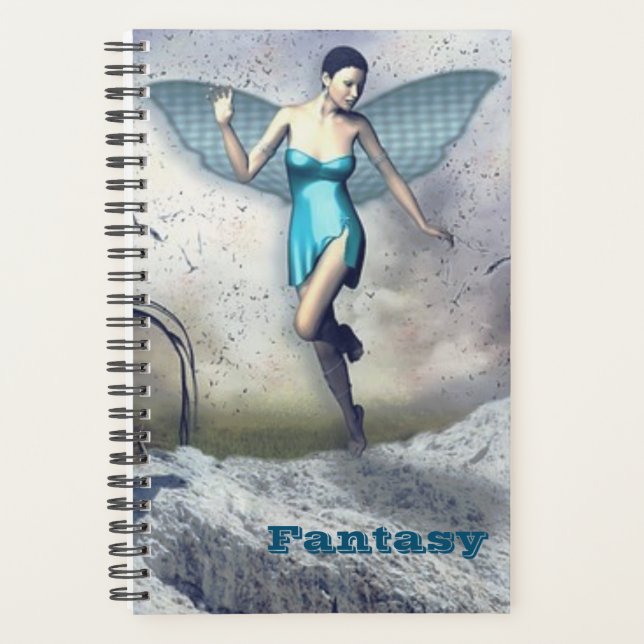 FANTASY, Mystical Elf Fairy Fun Journal Planner (Front)