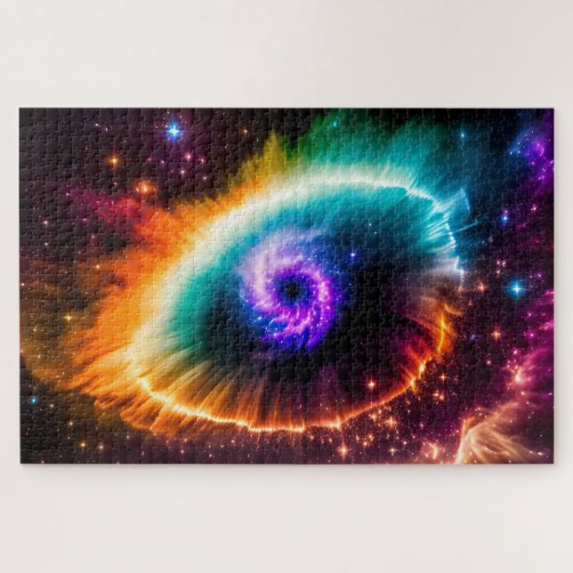 Fantasy Nebula Eye of the Center of the Universe Jigsaw Puzzle (Horizontal)