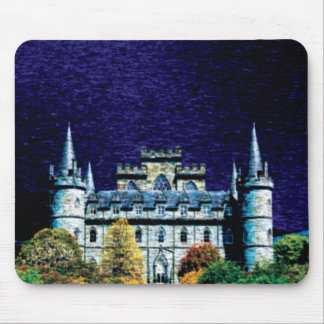 Fantasy night castle mousepad