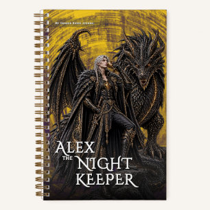 Fantasy Night Dragon Mythical Adventure Notebook