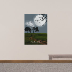 Fantasy Night Personalized Wall Decal