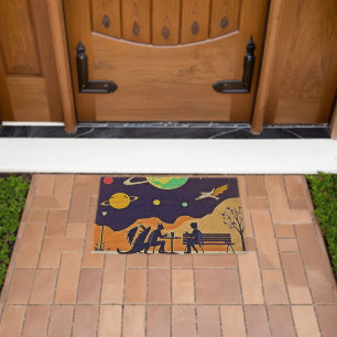  Fantasy Night Rendezvous Fiber Doormat