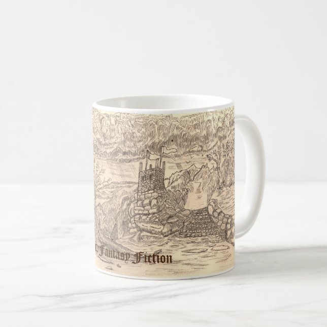 Fantasy Novelist's Mug (Front Right)