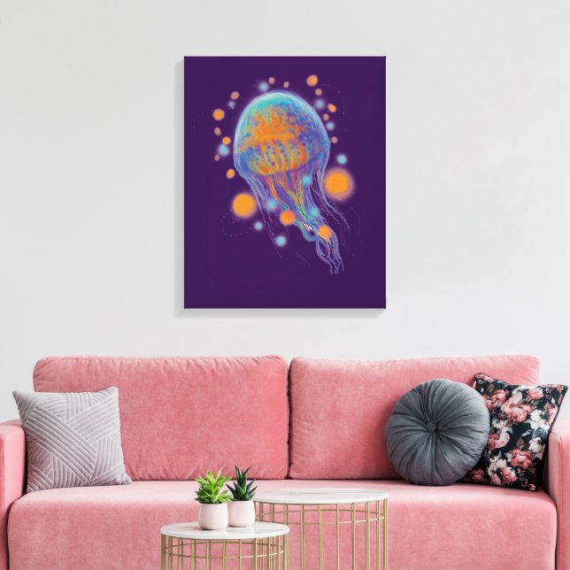 fantasy ocean animal  canvas print (Insitu(LivingRoom))