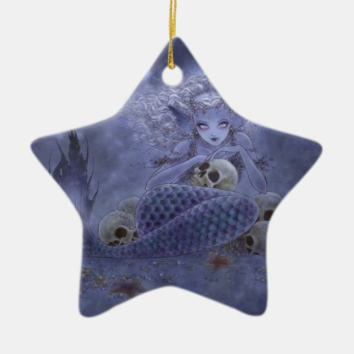 Fantasy Ornament - Dark Mermaid
