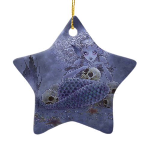Fantasy Ornament - Dark Mermaid