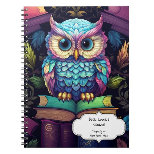 Fantasy Owl Readers Book Journal