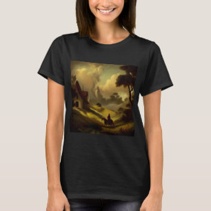 Fantasy Painting 2 - Medieval Landscape T-Shirt