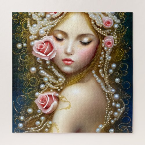 Fantasy Painting Exquisite Delicate Gold Intricate Jigsaw Puzzle