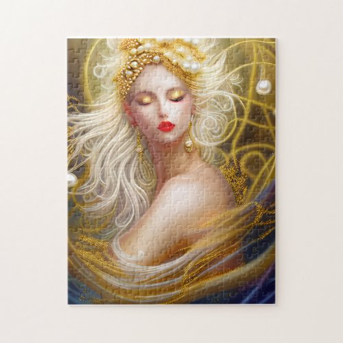 Fantasy Painting SciFi Exquisite Delicate Gold Int Jigsaw Puzzle