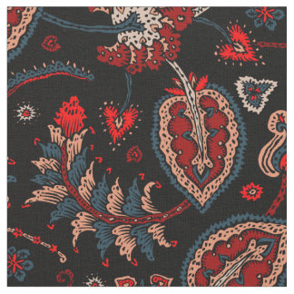 Fantasy paisley fabric