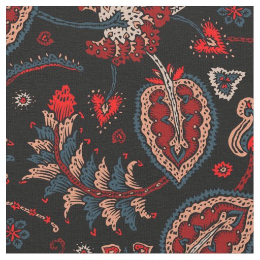 Fantasy paisley fabric