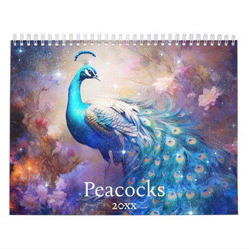 Fantasy Peacocks Calendar