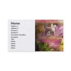 Fantasy - Pegasus - The enchanted garden Business Card