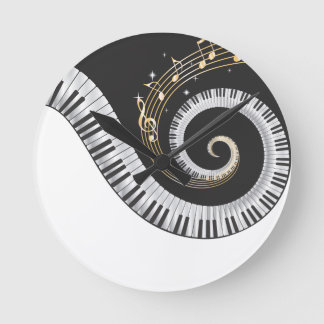 Fantasy Piano Music Lovers Wall Clock
