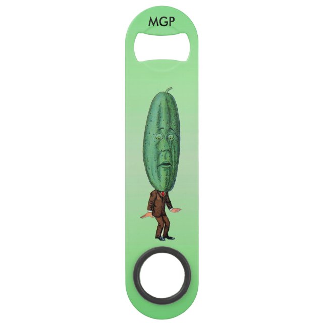 Fantasy Pickle Man Brown Suit Bar Key (Front)
