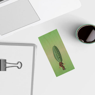 Fantasy Pickle Man Brown Suit Wood Flash Drive