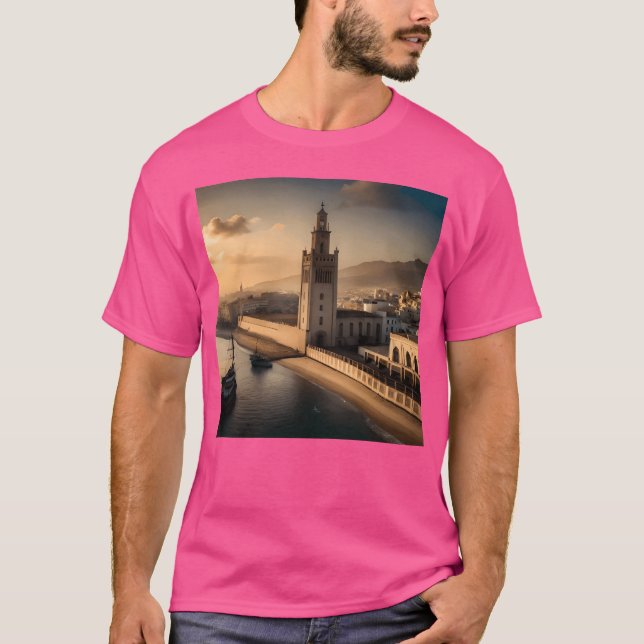 Fantasy pictures town Morocco city casablanca boy T-Shirt (Front)