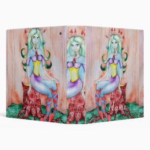Fantasy Pixie Fairy Thunder_Cove 3 Ring Binder