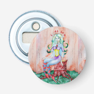 Fantasy Pixie Fairy Thunder_Cove  Bottle Opener