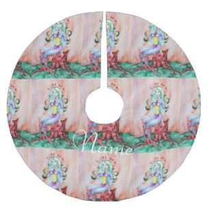 Fantasy Pixie Fairy Thunder_Cove Brushed Polyester Tree Skirt