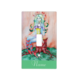 Fantasy Pixie Fairy Thunder_Cove Light Switch Cover