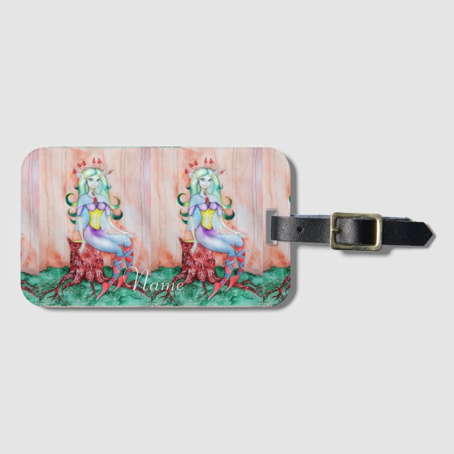 Fantasy Pixie Fairy Thunder_Cove Luggage Tag (Front Horizontal)
