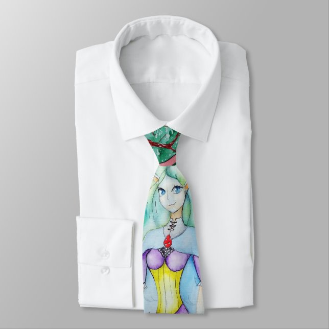 Fantasy Pixie Fairy Thunder_Cove Neck Tie (Tied)