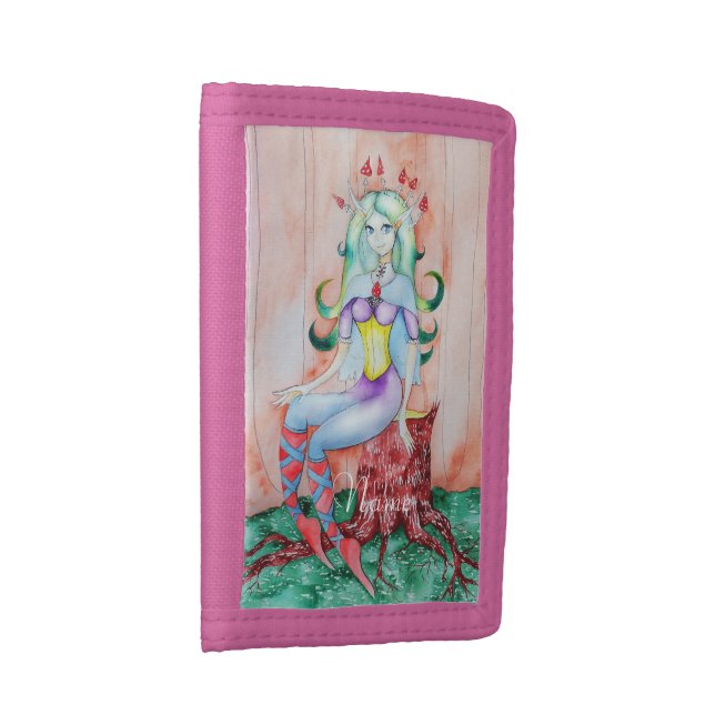 Fantasy Pixie Fairy Thunder_Cove Tri-fold Wallet (Side)