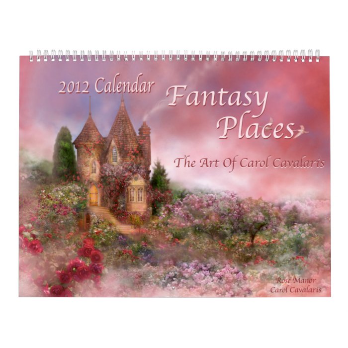 Fantasy Places Art Calendar 2012
