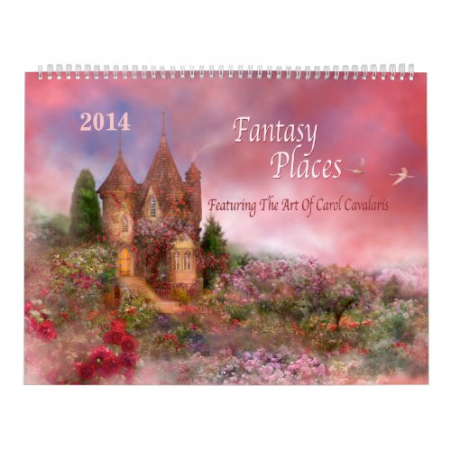 Fantasy Places Art Calendar 2014