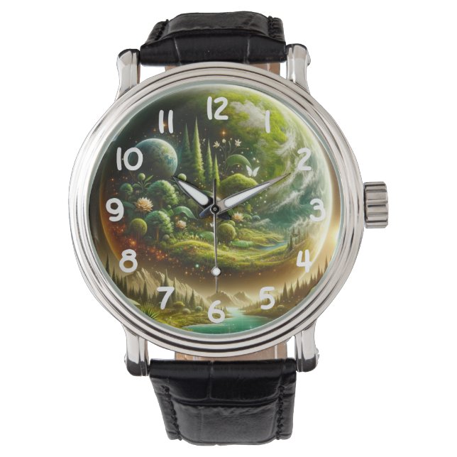 Fantasy Planet – Magical Cosmic Nature Watch (Front)