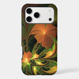 Fantasy Plant Abstract Green Rust Brown Fractal iPhone 17 Pro Max Case