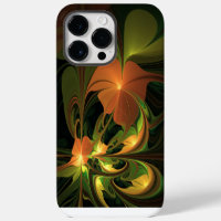 Fantasy Plant Abstract Green Rust Brown Fractal