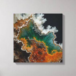 Fantasy Plume Agate Canvas Print