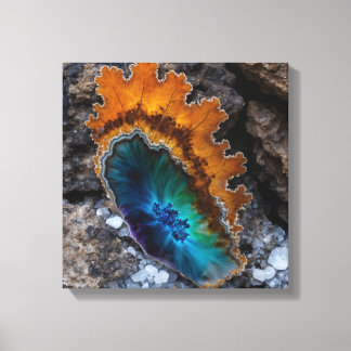 Fantasy Plume Agate Canvas Print