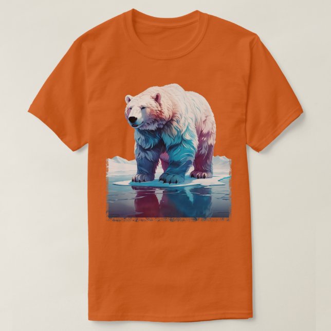 Fantasy Polar Bear T-Shirt (Design Front)