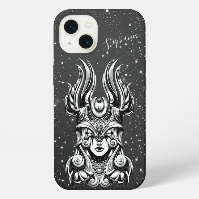 Fantasy Princess Viking Warrior  Iphone Case (Back)